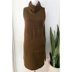 EUC UO BDG Knit Turtleneck Ribbed Tank Dress Tunic​​​​​